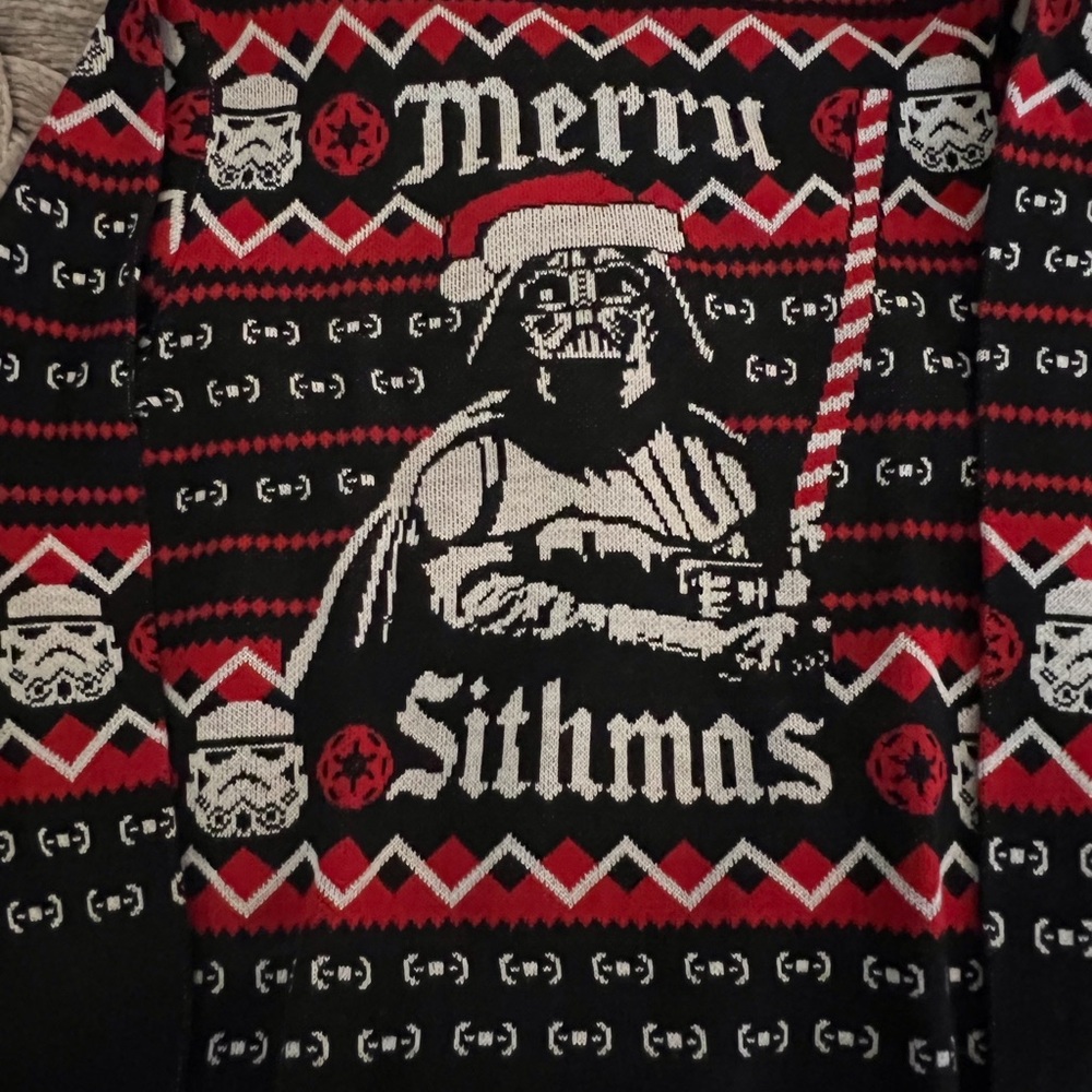 Star Wars Knit Sweater Merry Sithmas